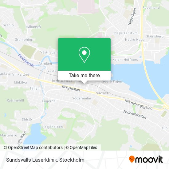 Sundsvalls Laserklinik map