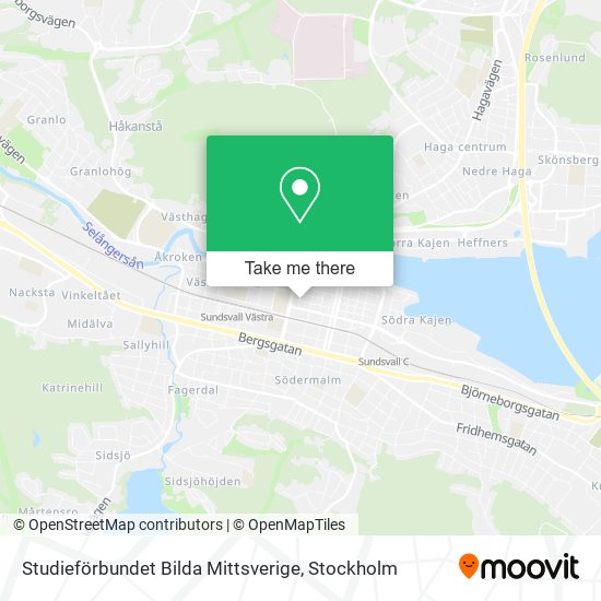Studieförbundet Bilda Mittsverige map
