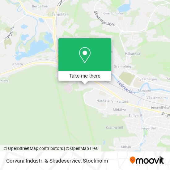 Corvara Industri & Skadeservice map