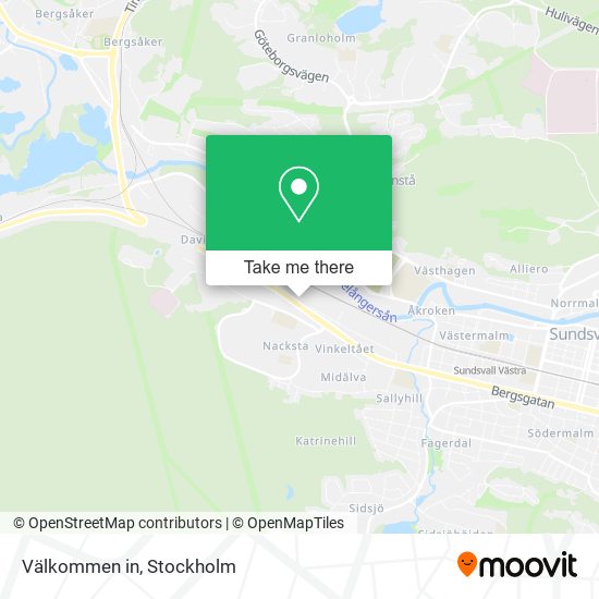 Välkommen in map