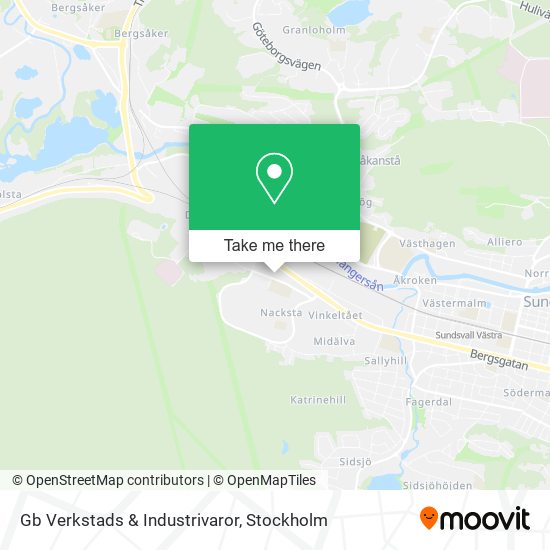 Gb Verkstads & Industrivaror map