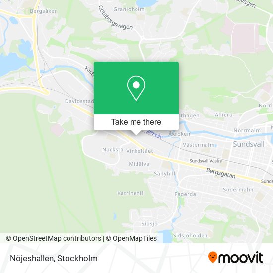 Nöjeshallen map