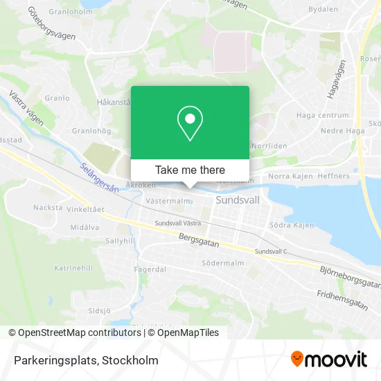 Parkeringsplats map