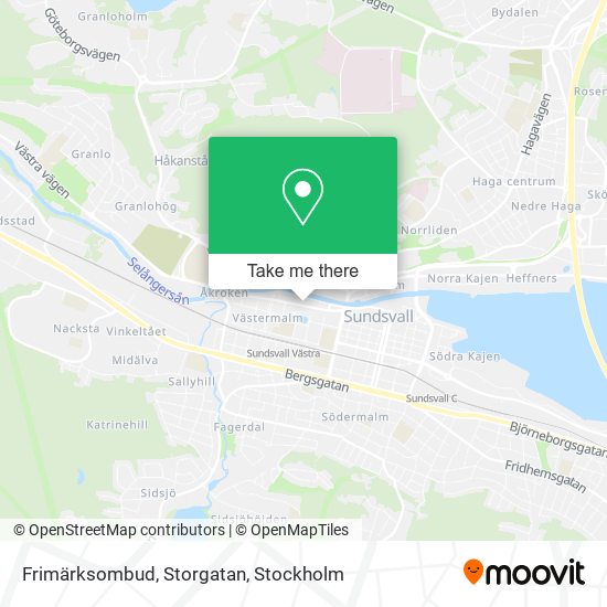 Frimärksombud, Storgatan map