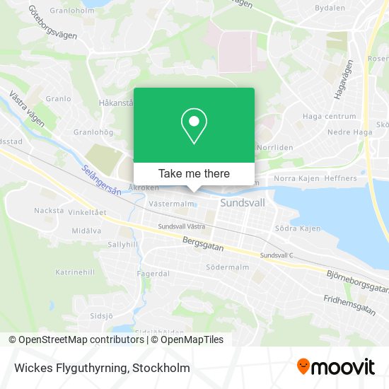 Wickes Flyguthyrning map