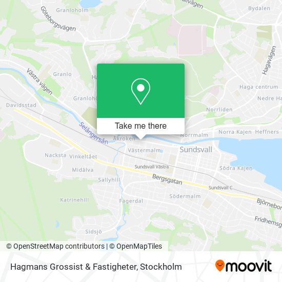 Hagmans Grossist & Fastigheter map