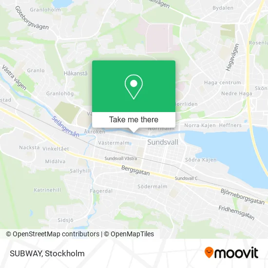 SUBWAY map
