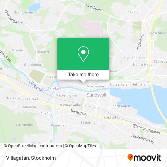 Villagatan map