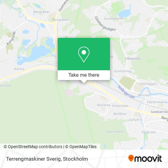 Terrengmaskiner Sverig map