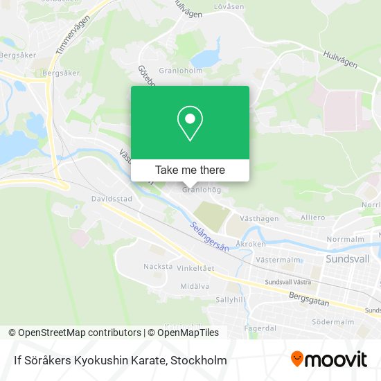 If Söråkers Kyokushin Karate map