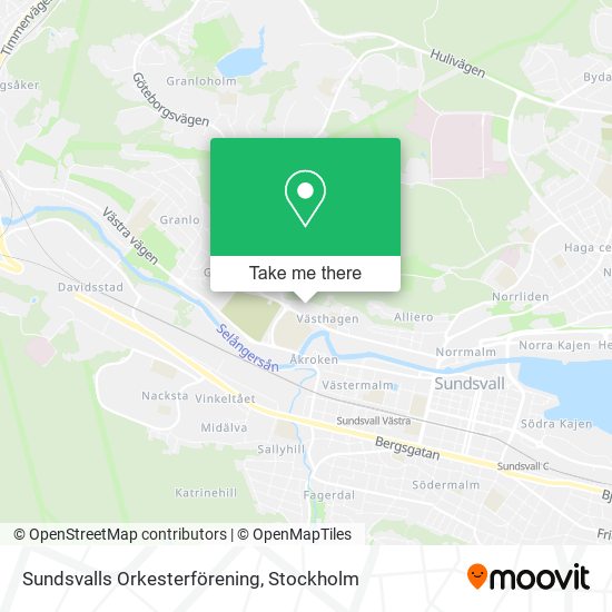 Sundsvalls Orkesterförening map