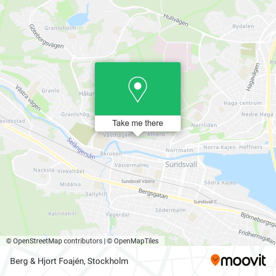 Berg & Hjort Foajén map