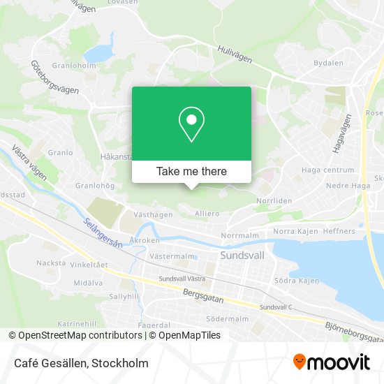 Café Gesällen map