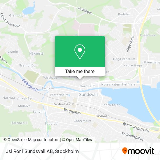 Jsi Rör i Sundsvall AB map