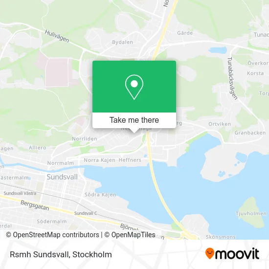 Rsmh Sundsvall map