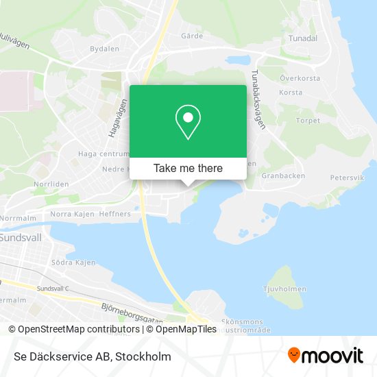 Se Däckservice AB map