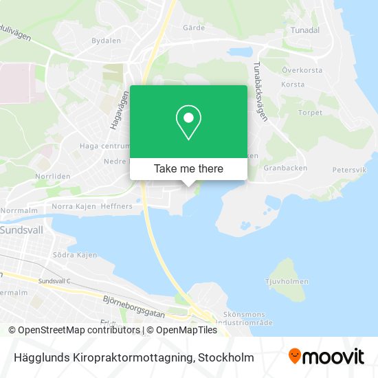 Hägglunds Kiropraktormottagning map