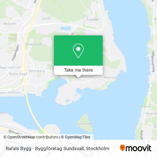 Rafals Bygg - Byggföretag Sundsvall map