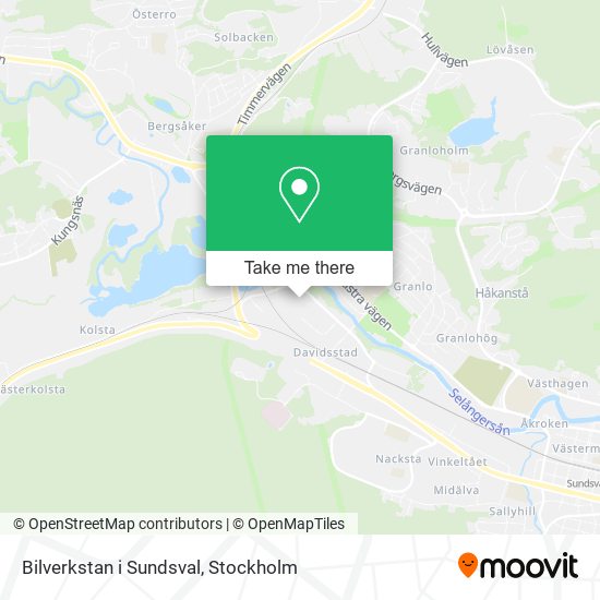 Bilverkstan i Sundsval map