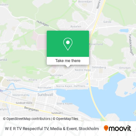 W E R TV Respectful TV, Media & Event map