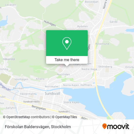 Förskolan Baldersvägen map