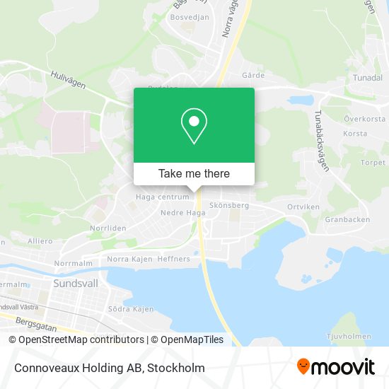 Connoveaux Holding AB map