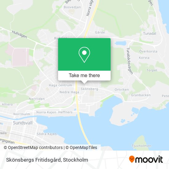 Skönsbergs Fritidsgård map