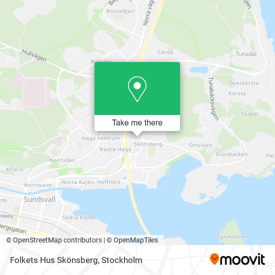 Folkets Hus Skönsberg map