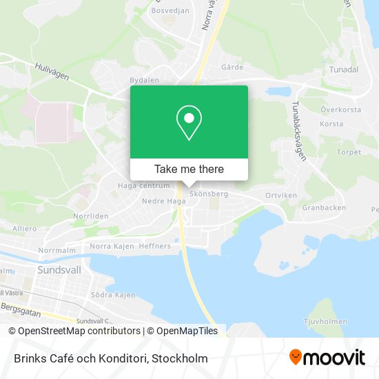 Brinks Café och Konditori map