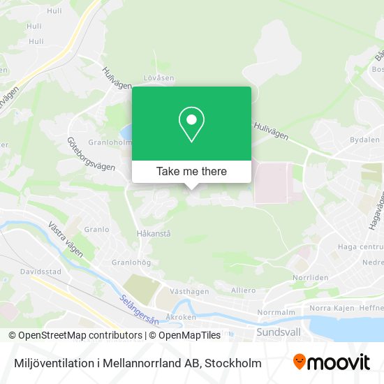 Miljöventilation i Mellannorrland AB map