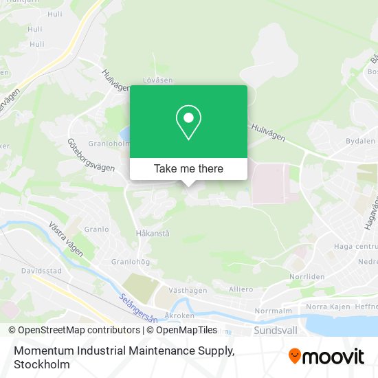 Momentum Industrial Maintenance Supply map