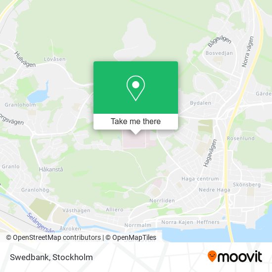 Swedbank map