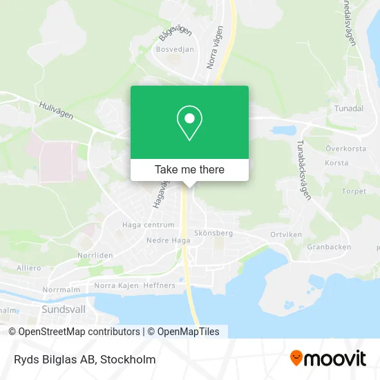 Ryds Bilglas AB map
