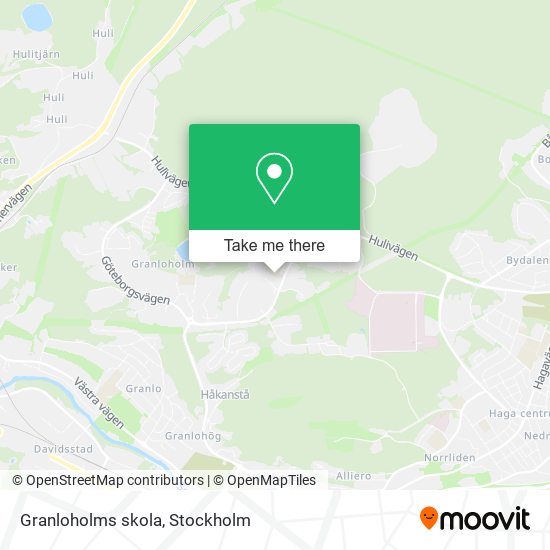 Granloholms skola map