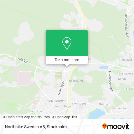 Northbike Sweden AB map