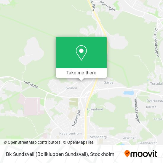 Bk Sundsvall (Bollklubben Sundsvall) map