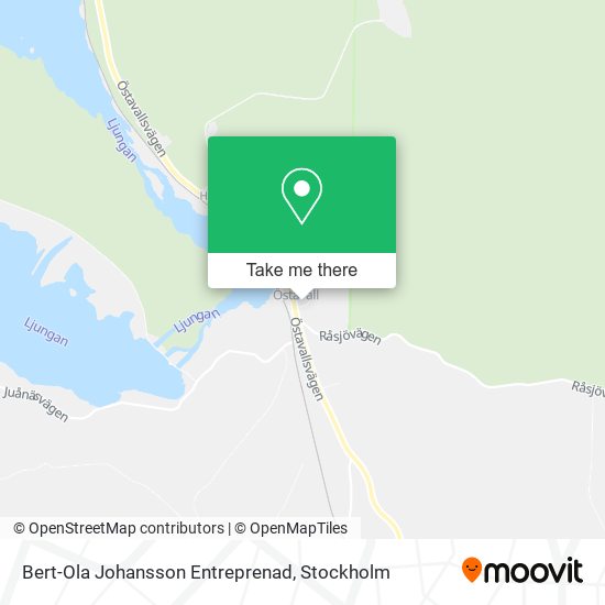 Bert-Ola Johansson Entreprenad map