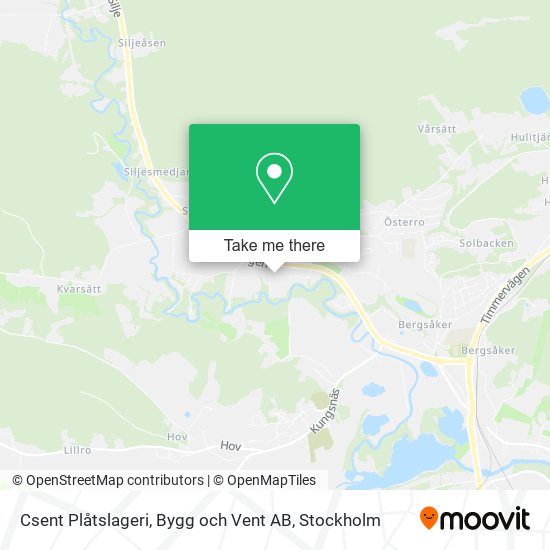 Csent Plåtslageri, Bygg och Vent AB map