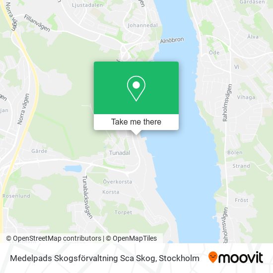 Medelpads Skogsförvaltning Sca Skog map