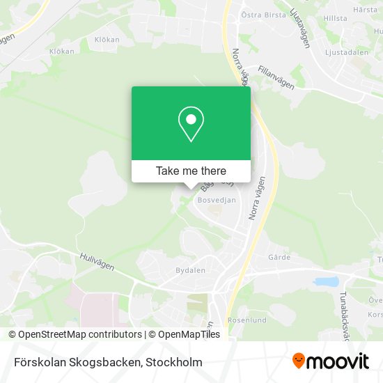 Förskolan Skogsbacken map