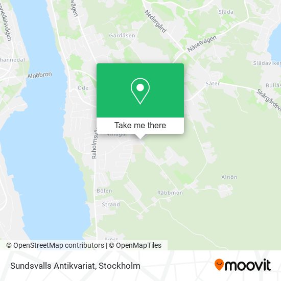 Sundsvalls Antikvariat map
