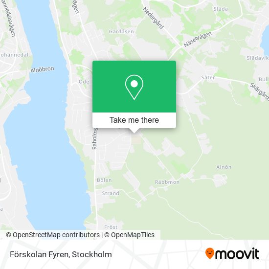 Förskolan Fyren map