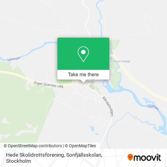 Hede Skolidrottsförening, Sonfjällsskolan map