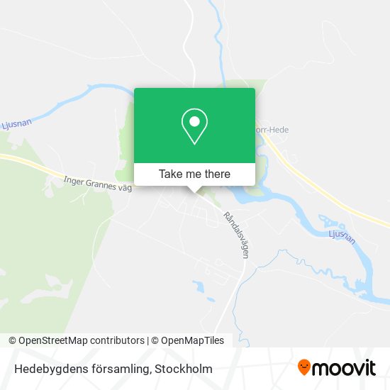 Hedebygdens församling map