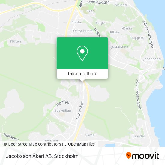 Jacobsson Åkeri AB map