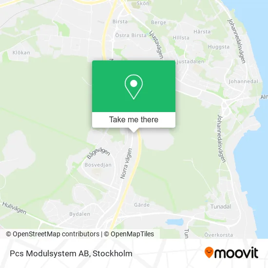 Pcs Modulsystem AB map