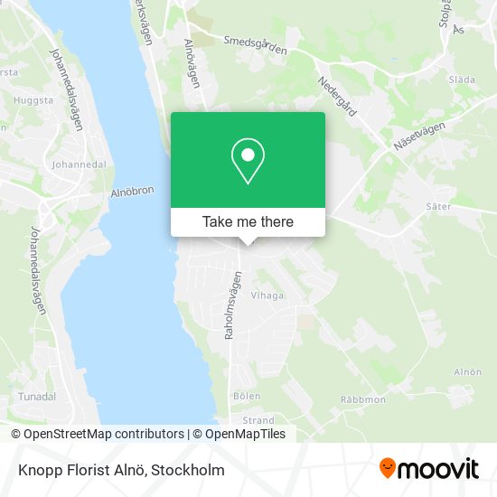 Knopp Florist Alnö map