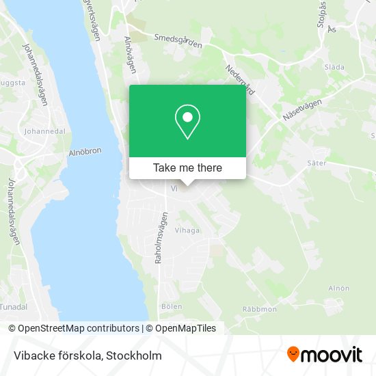 Vibacke förskola map