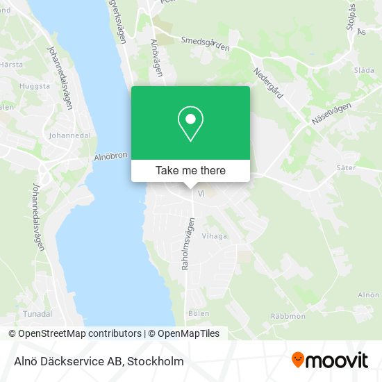 Alnö Däckservice AB map