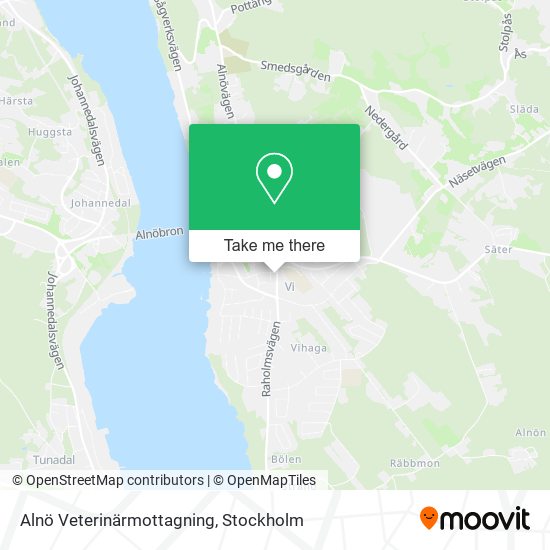 Alnö Veterinärmottagning map